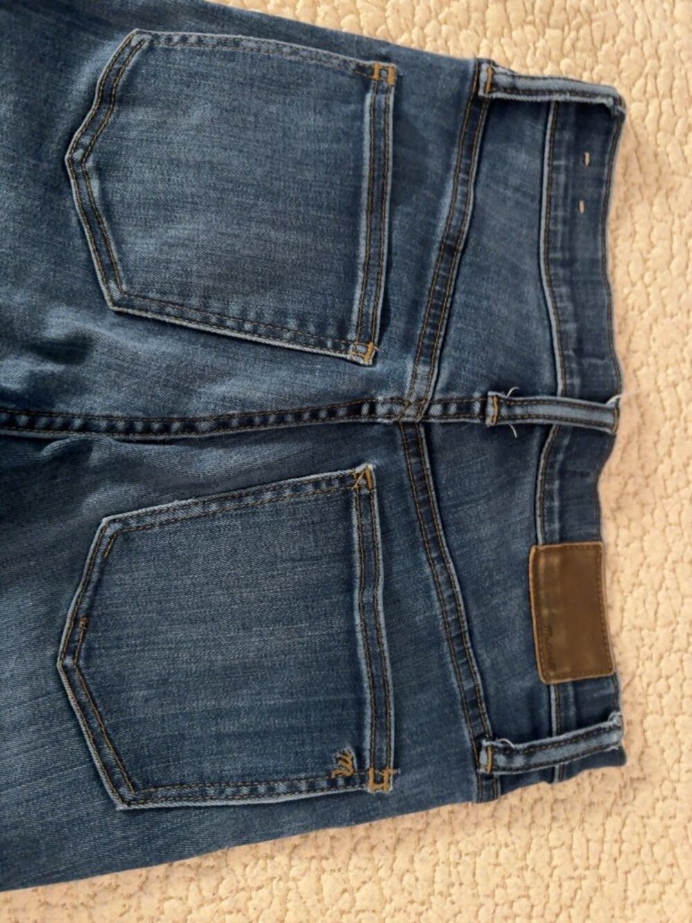 Madewell 10" High Rise Skinny Jeans Size 25 Medium Wash - Picture 3 of 8